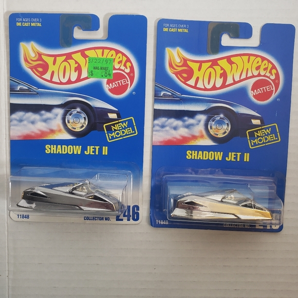 Hot Wheels Shadow Jet, Shadow Jet II(Qty 2), Radar Ranger Set of 4 - Picture 2 of 7